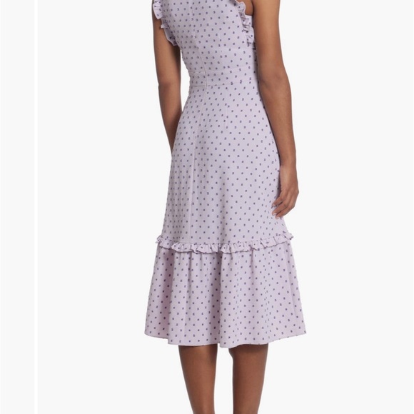 London Times - Wrap Dot Print Dress - Picture 2 of 8